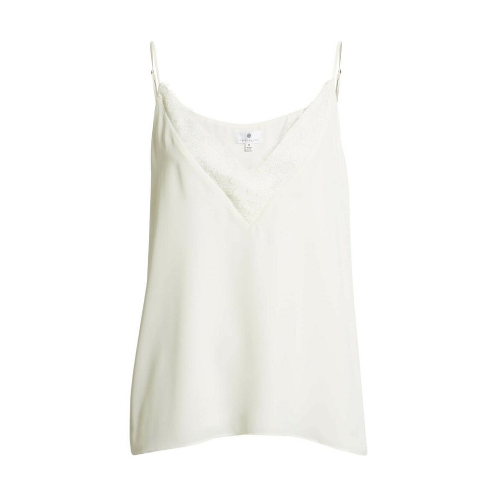 Socialite eyelash lace cami NWT